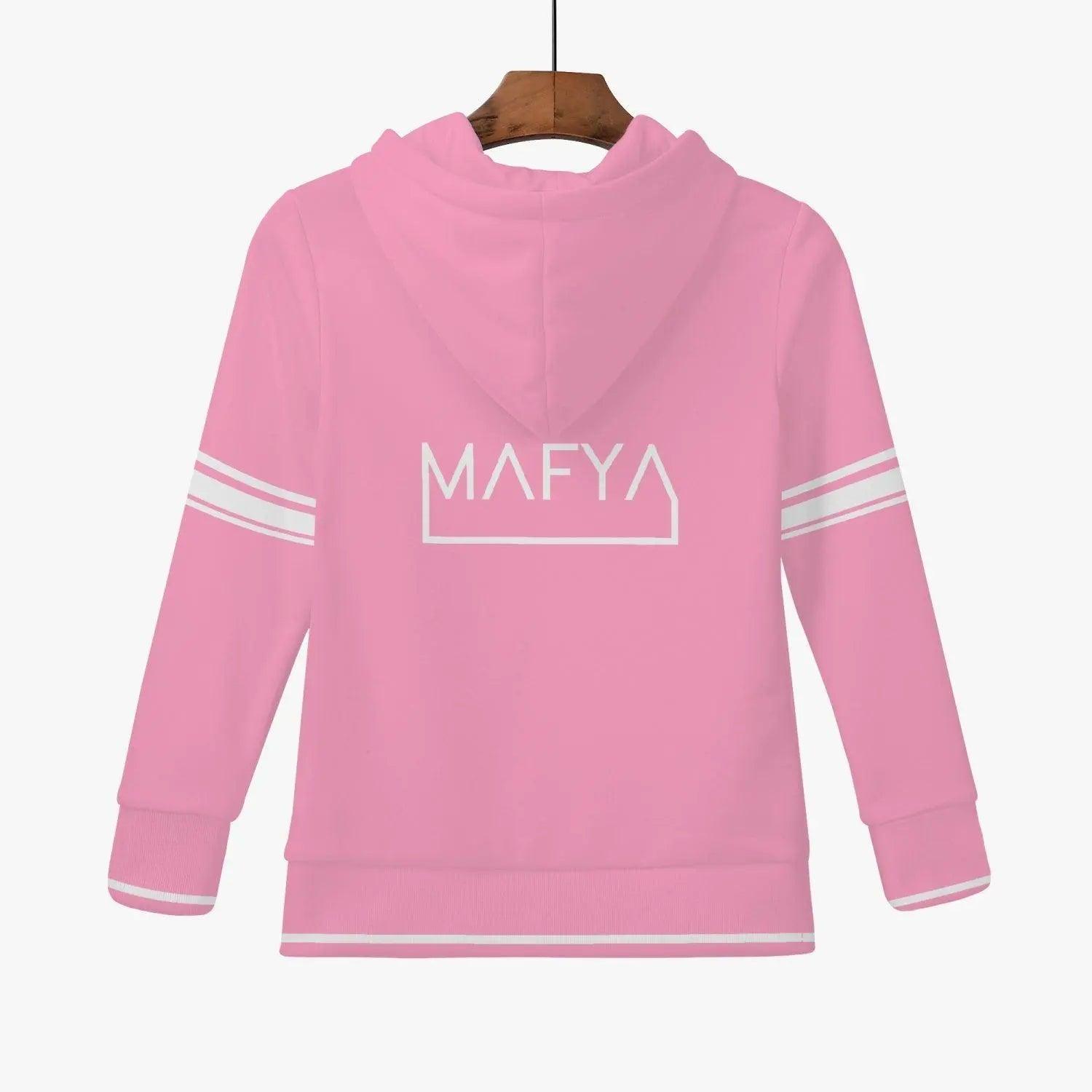 Kid’s Weeki Hoodie Cloudy Pink - Mishastyle