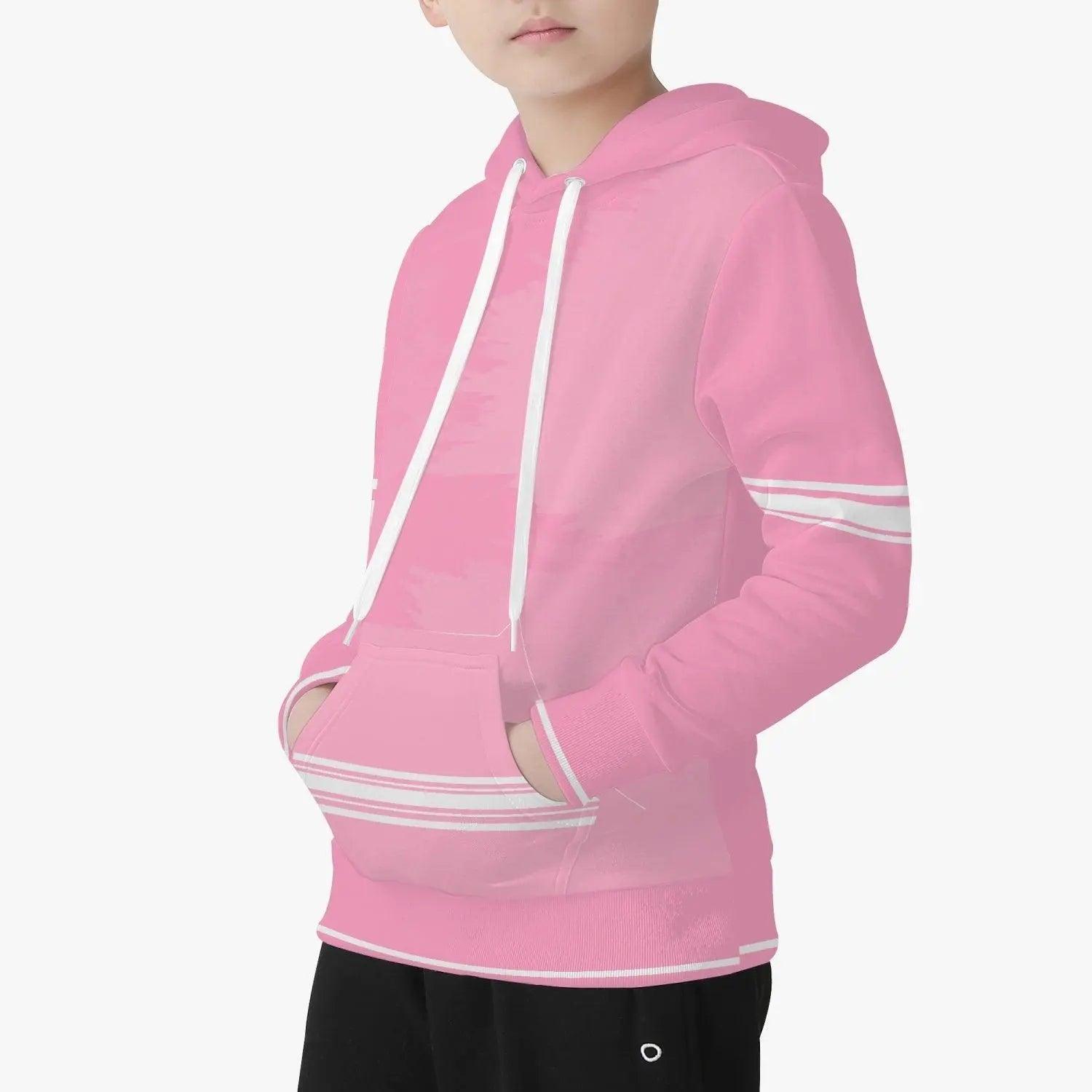 Kid’s Weeki Hoodie Cloudy Pink - Mishastyle