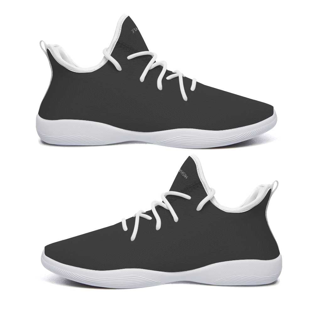 Leisure High Level Sports Shoes - Dark Gray - Mishastyle