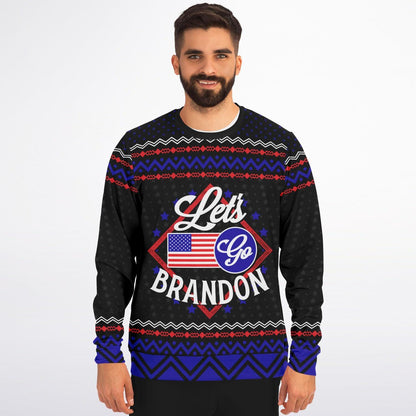 Let's Go Brandon Athletic Sweater - Mishastyle