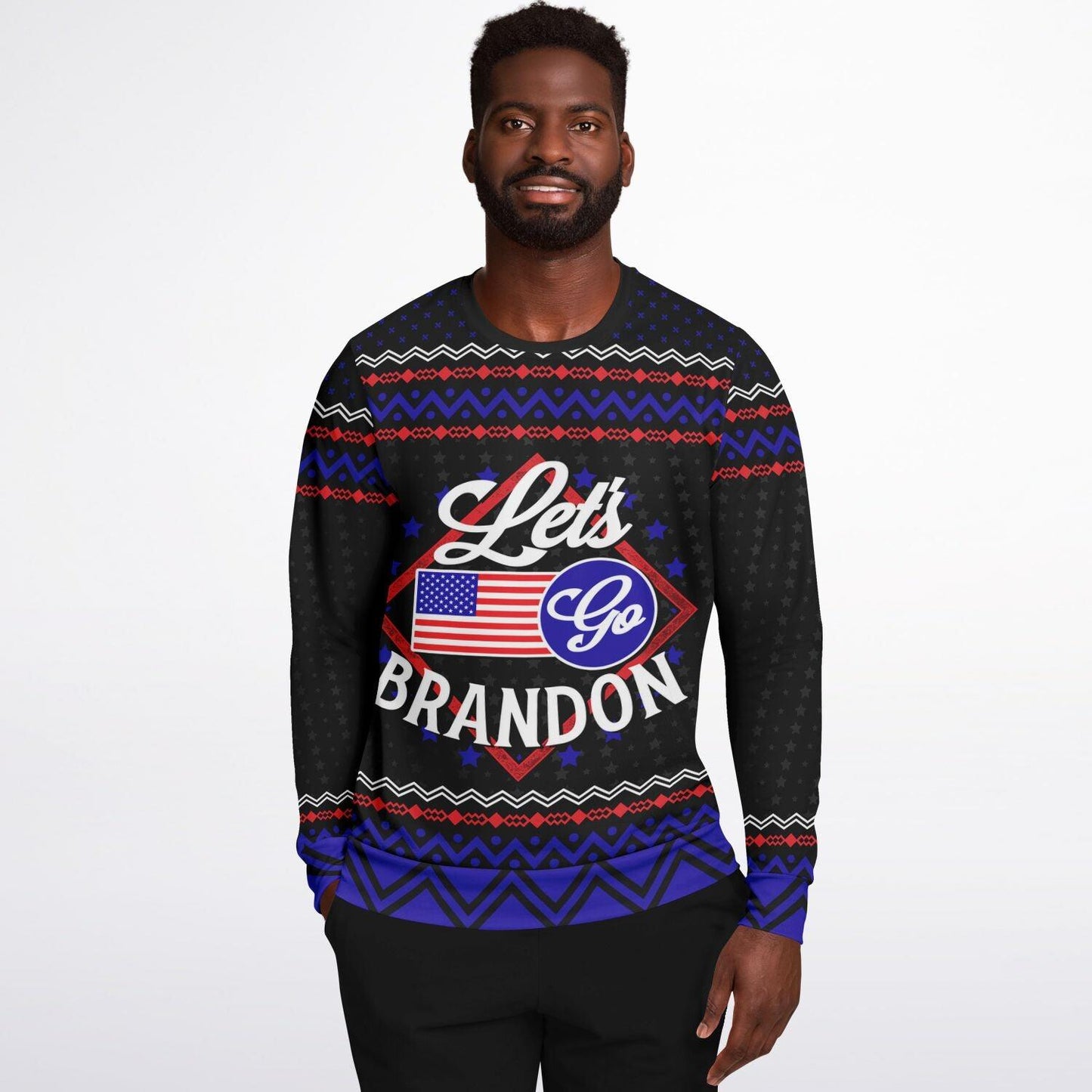 Let's Go Brandon Athletic Sweater - Mishastyle