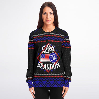 Let's Go Brandon Athletic Sweater - Mishastyle