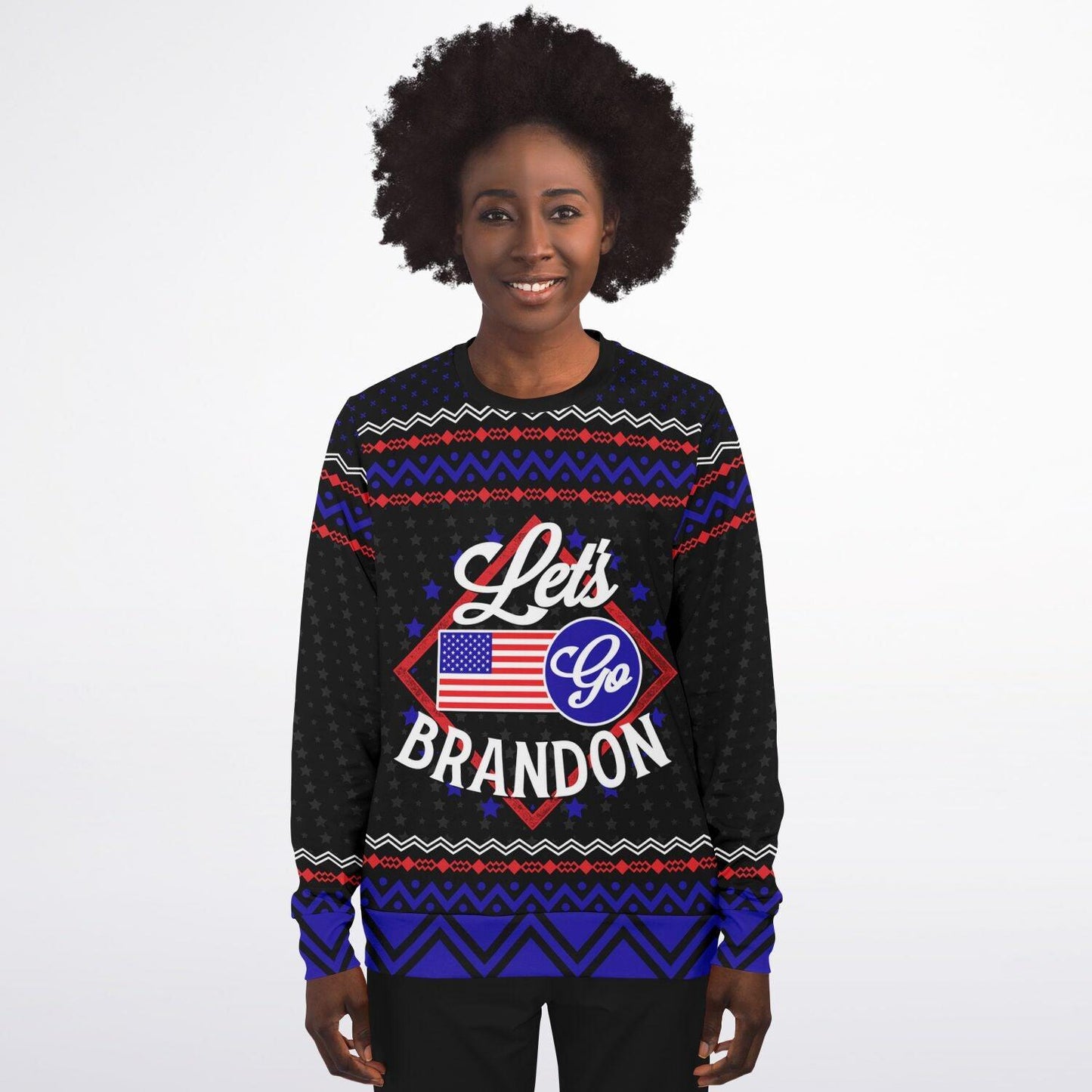 Let's Go Brandon Athletic Sweater - Mishastyle