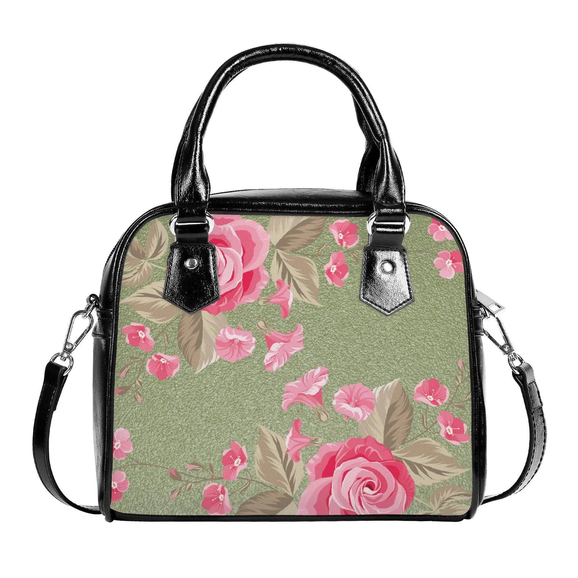 Little Garden Shoulder Handbag - Green - Mishastyle