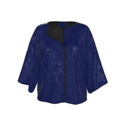 Luxury Kimono Blazer MISHASTYLE - Navy - Mishastyle