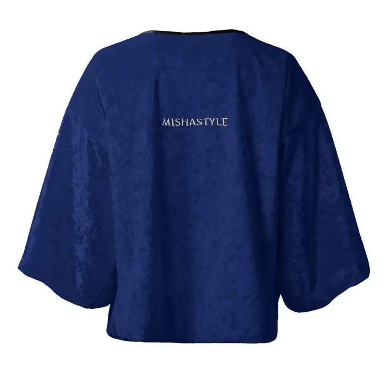 Luxury Kimono Blazer MISHASTYLE - Navy - Mishastyle