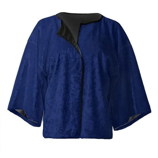 Luxury Kimono Blazer MISHASTYLE - Navy - Mishastyle