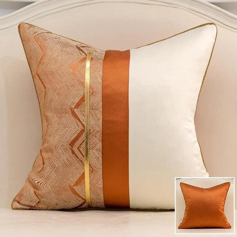 Luxury Leather Cushion Pillow Cases - Mishastyle