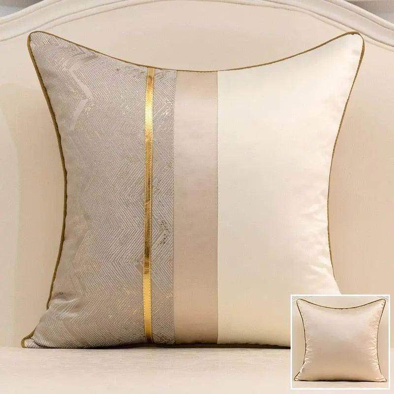 Luxury Leather Cushion Pillow Cases - Mishastyle