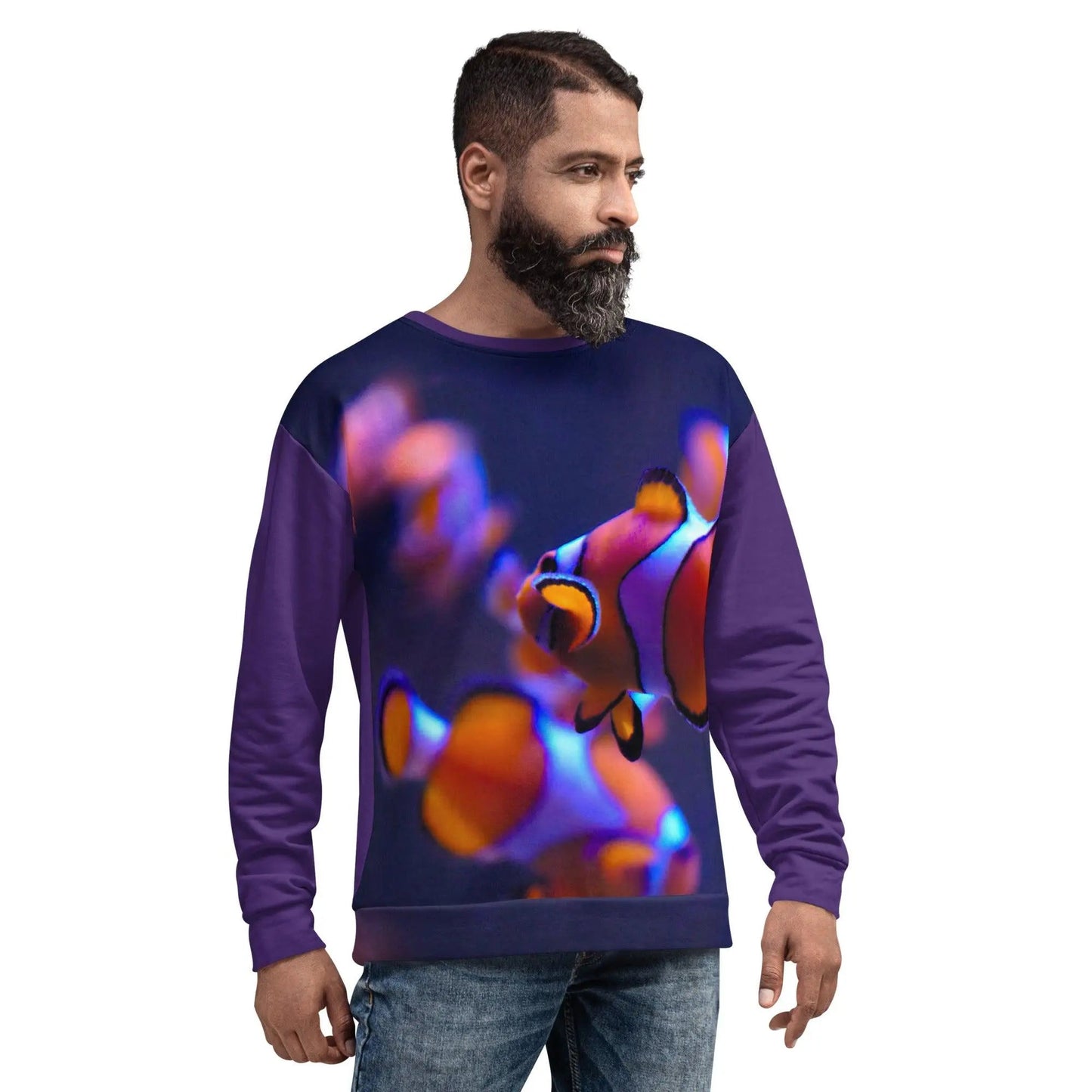 Men Fish Mood Sweatshirt - Mishastyle