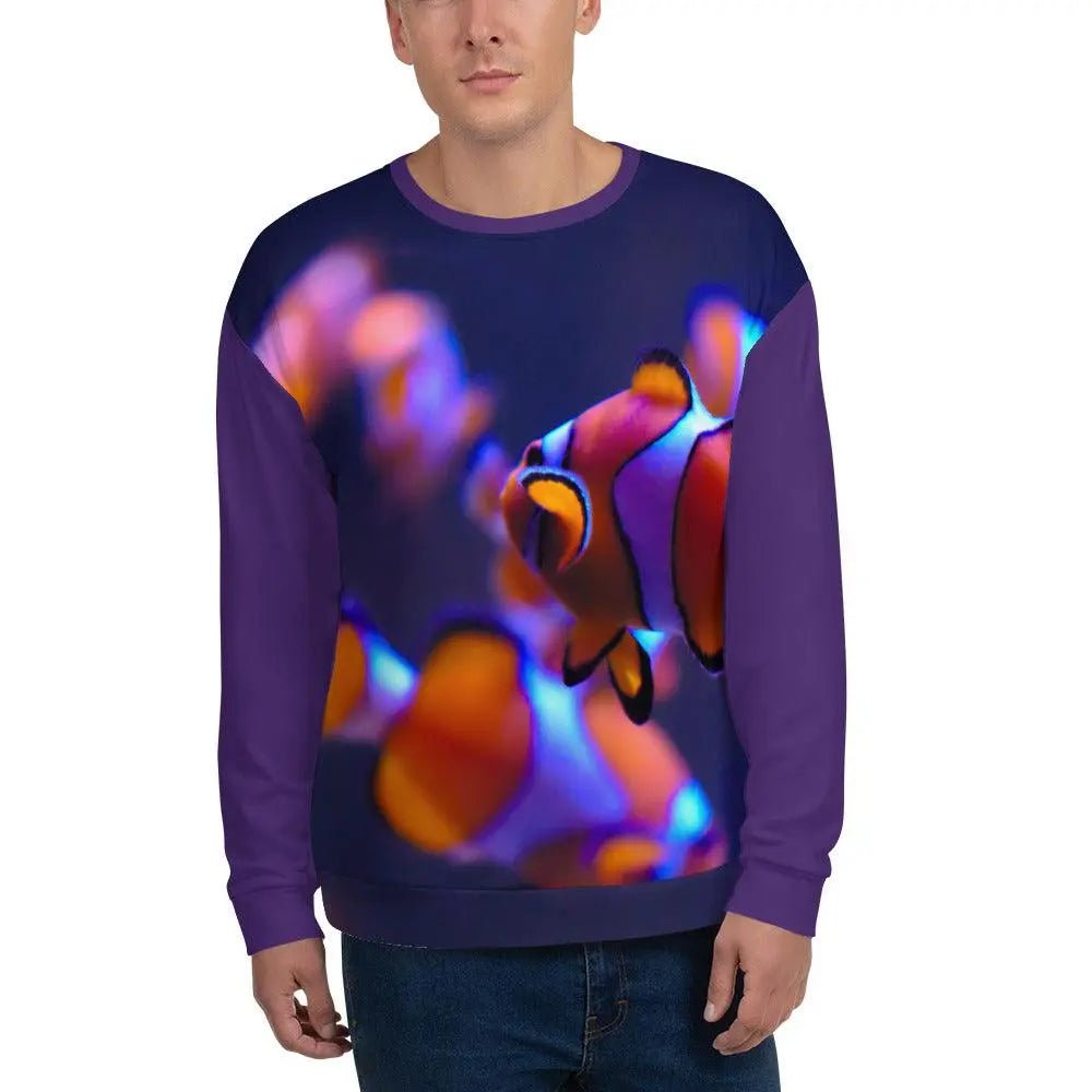 Men Fish Mood Sweatshirt - Mishastyle