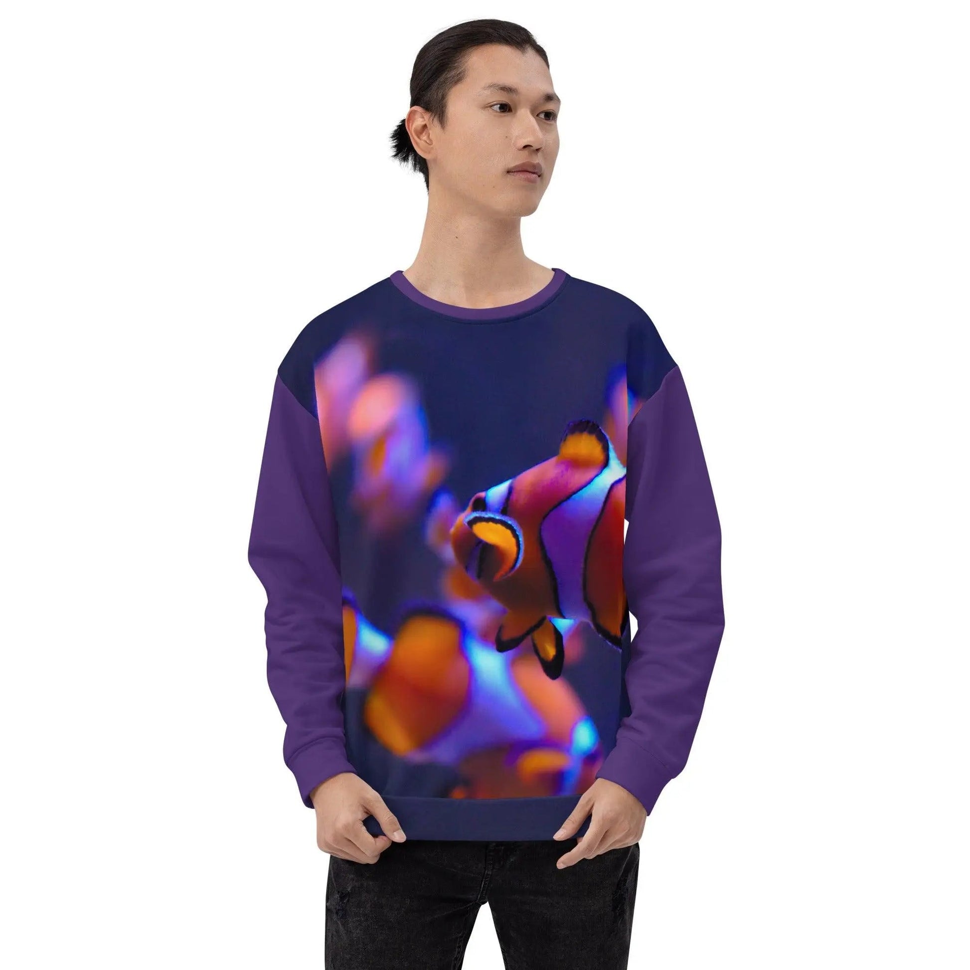 Men Fish Mood Sweatshirt - Mishastyle