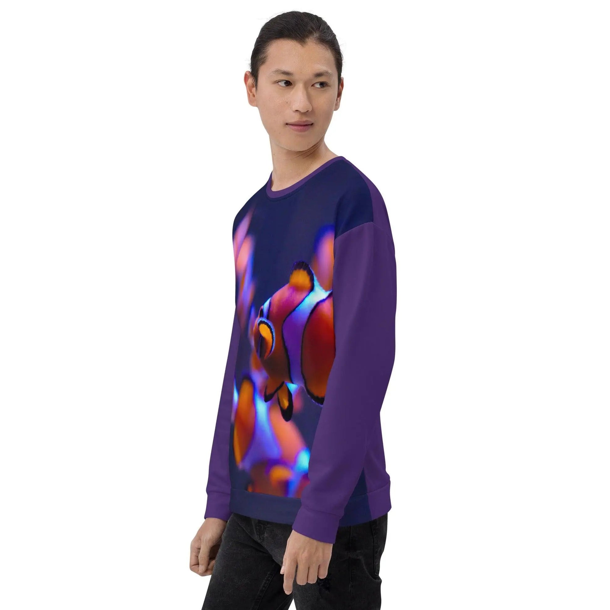 Men Fish Mood Sweatshirt - Mishastyle