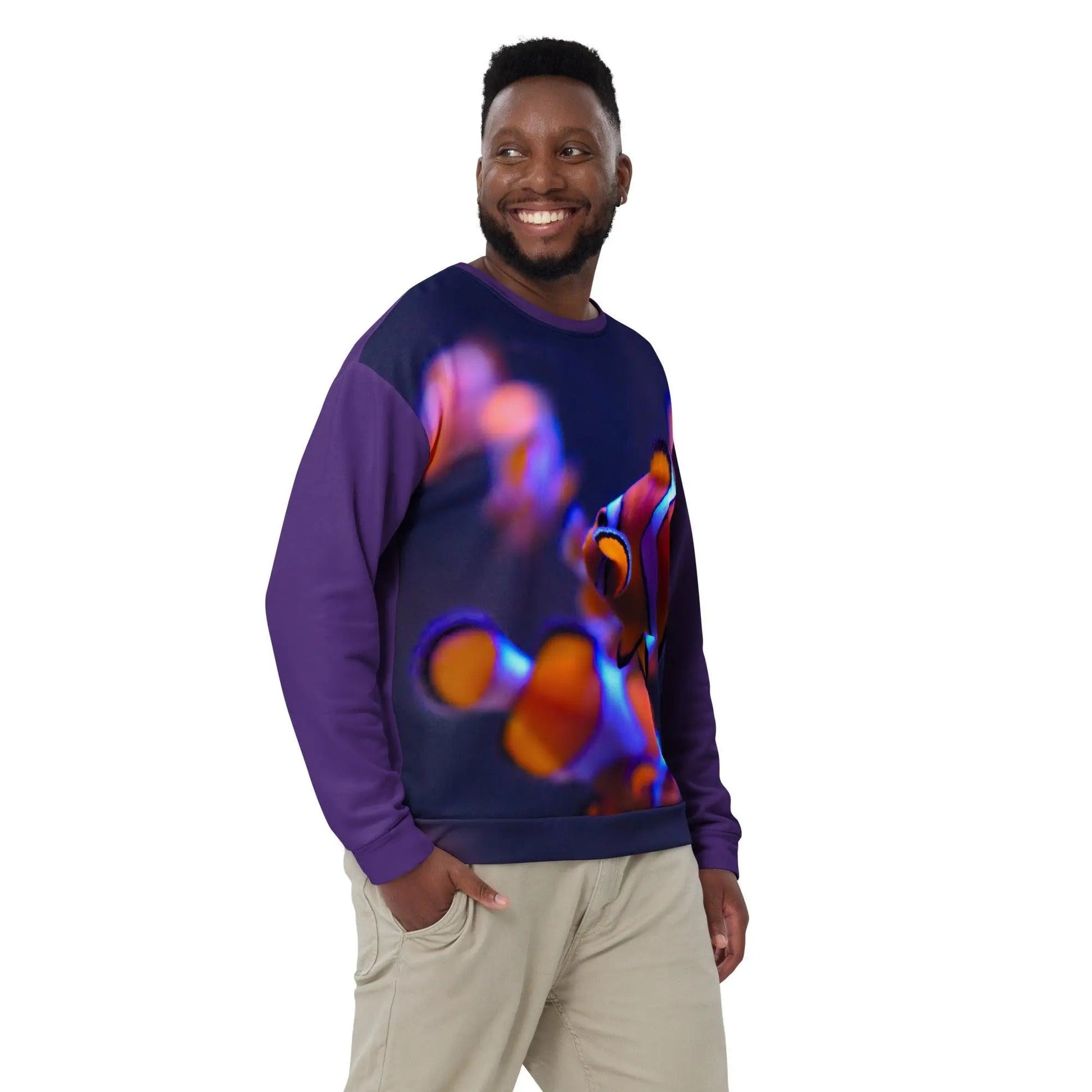 Men Fish Mood Sweatshirt - Mishastyle