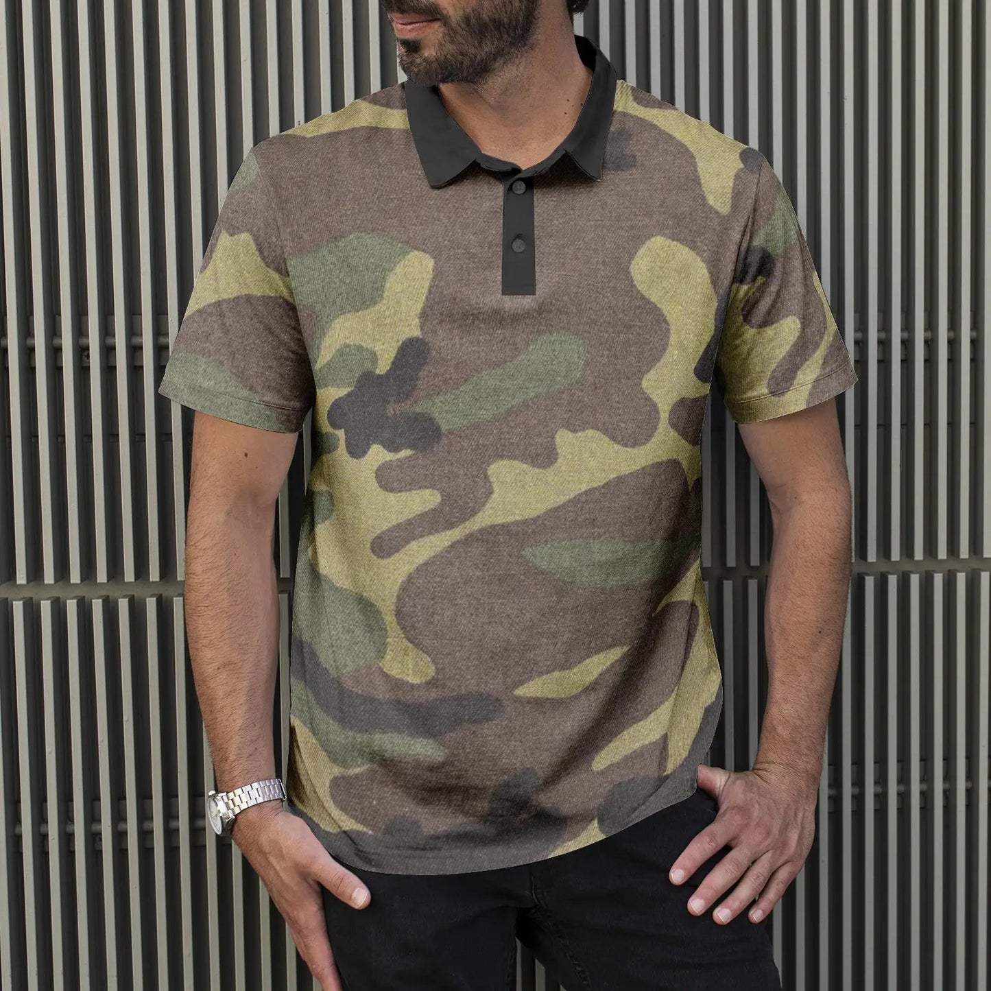 Men's Army Polo Shirts - Mishastyle