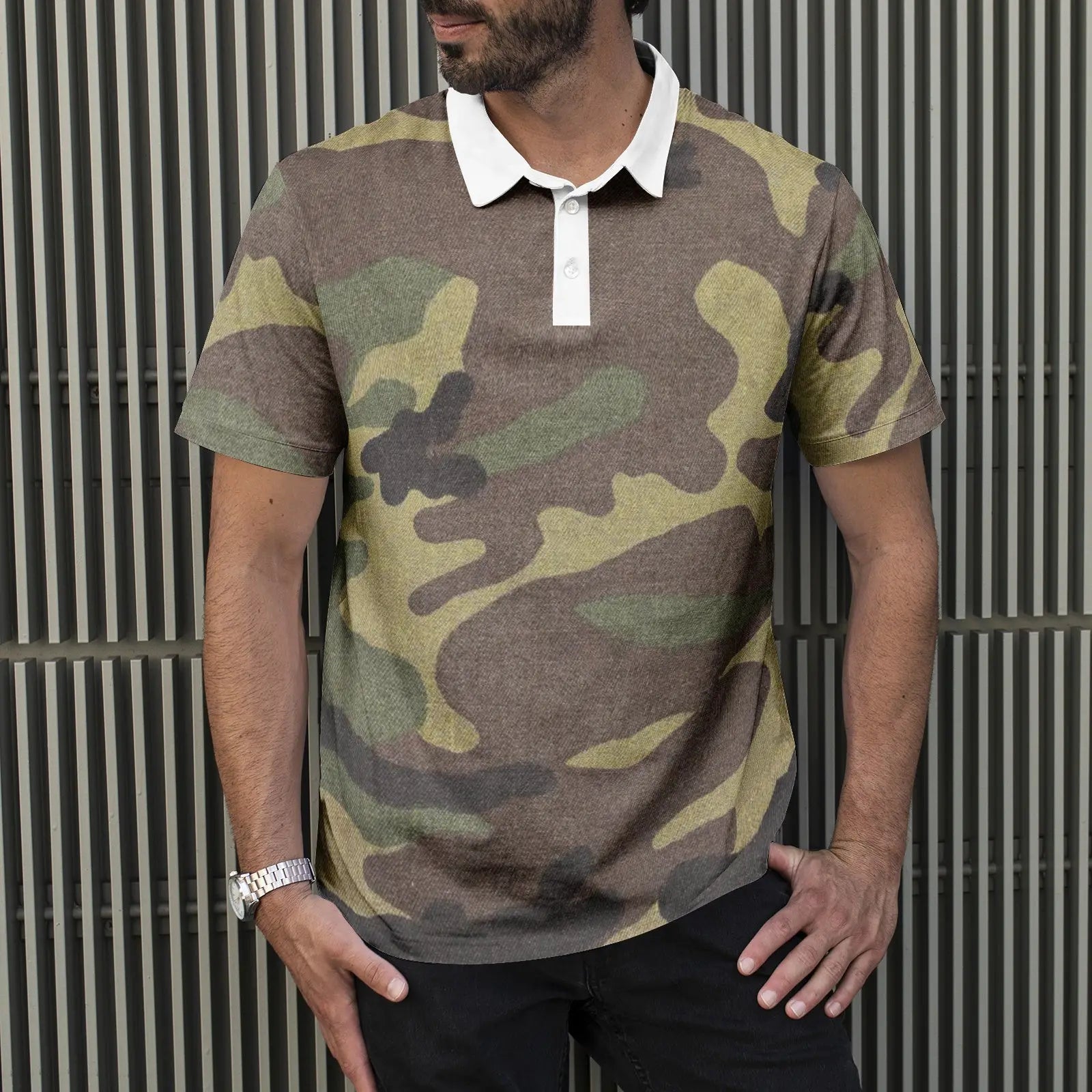 Men's Army Polo Shirts - Mishastyle