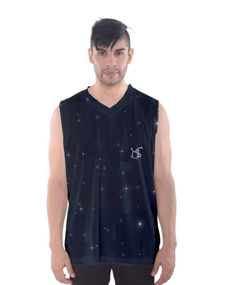 Men's Basketball Tank Top - Galaxy - Mishastyle