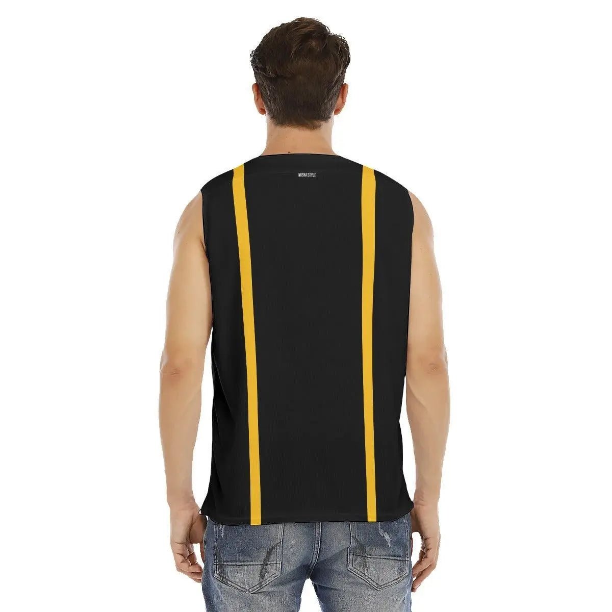 Men's O-neck Sleeveless Tank Top - Mishastyle