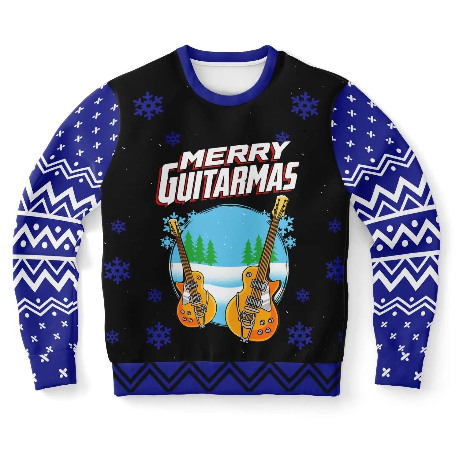 Merry Guitarmas Men Sweater - Mishastyle