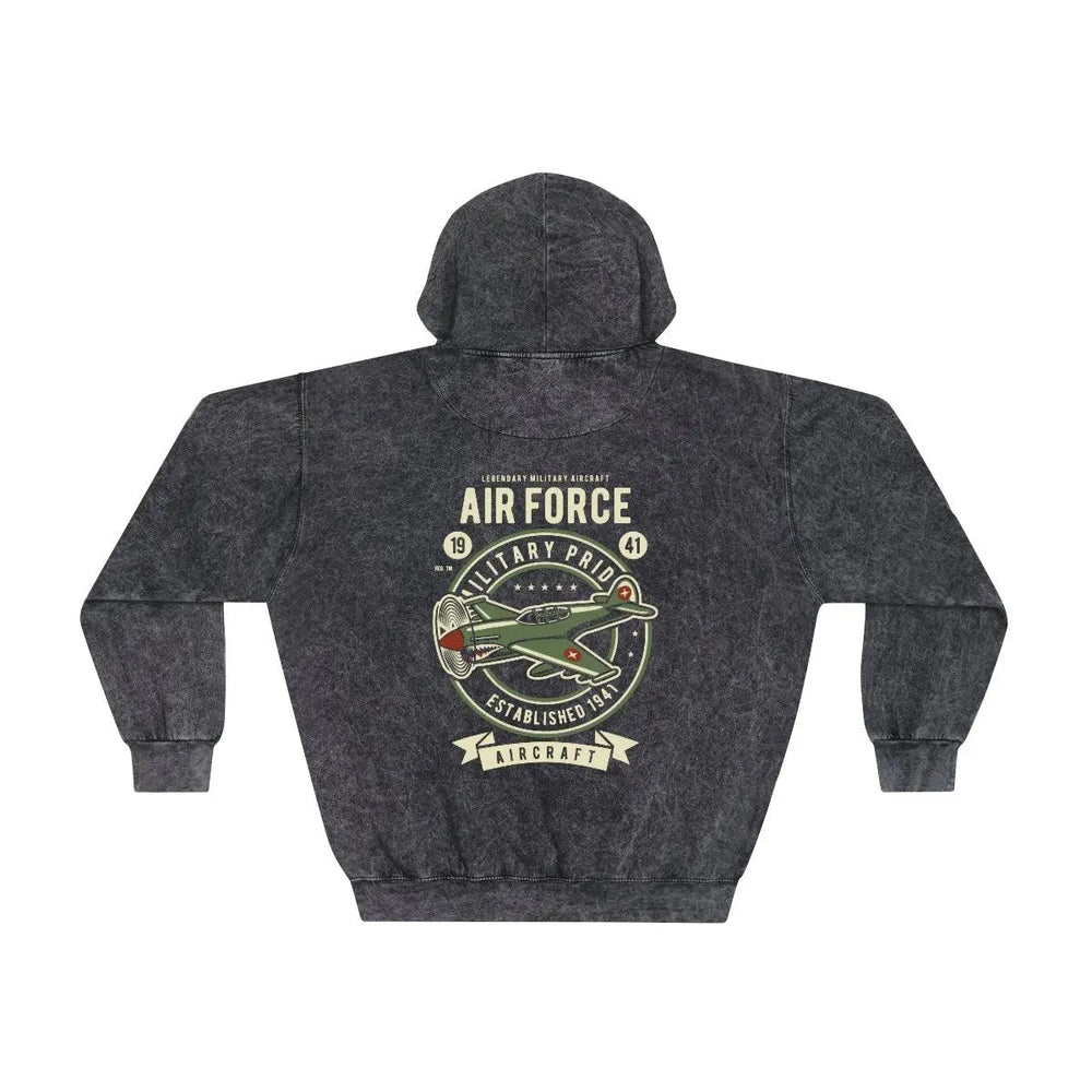 MISHA Air Force Mineral Wash Hoodie - Mishastyle