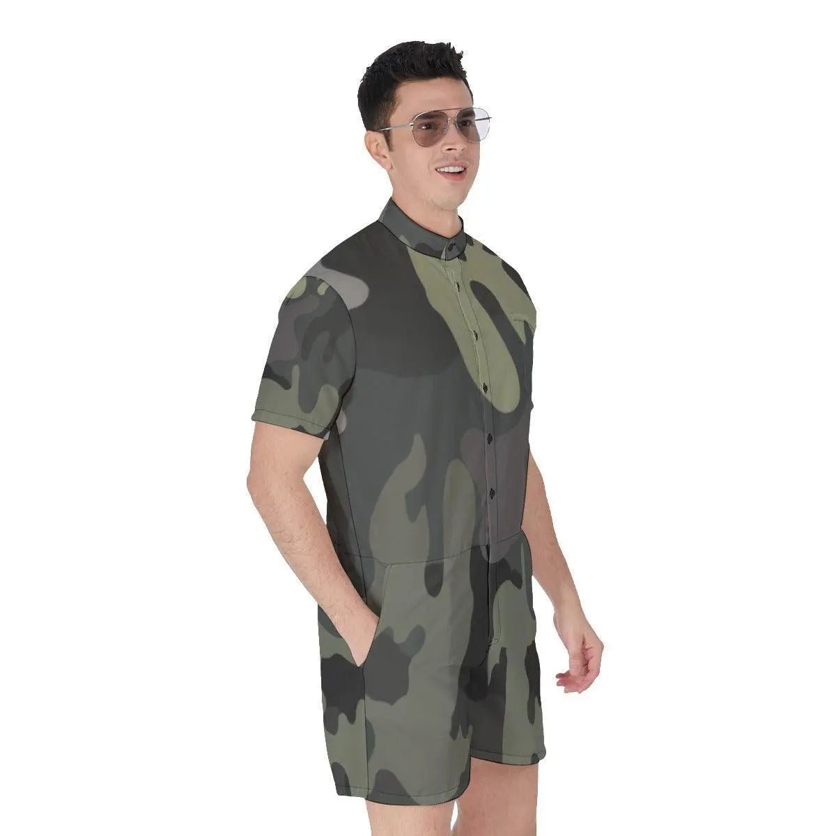 Misha Army Men's Rompers - Mishastyle