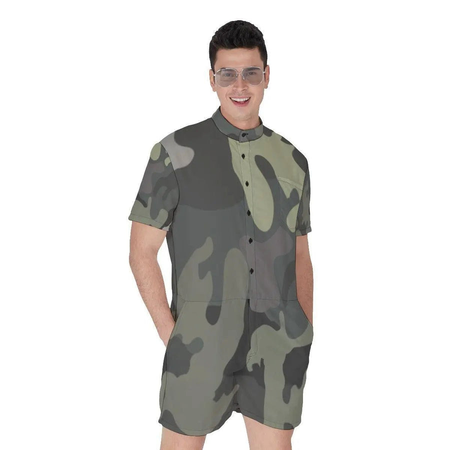 Misha Army Men's Rompers - Mishastyle