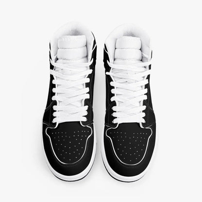 Misha Black High-Top Leather Sneakers - Mishastyle