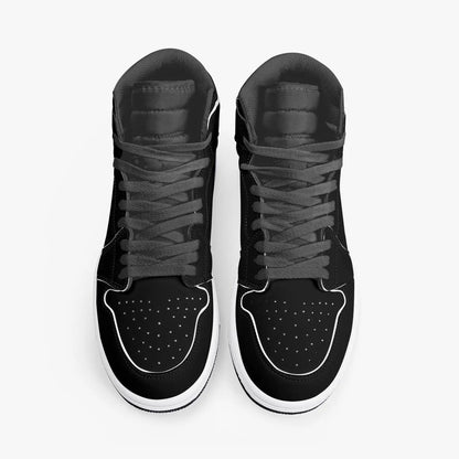 Misha Black High-Top Leather Sneakers - Mishastyle