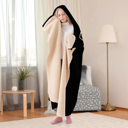 Misha Casual Dual-Sided Stitched Hoodie Blanket - Mishastyle