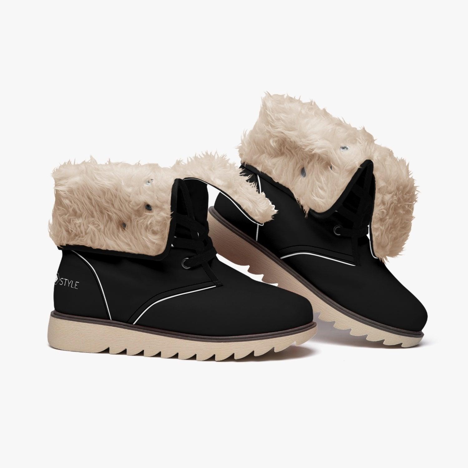 MISHA Cotton-pad Fur Lining Boots - Mishastyle