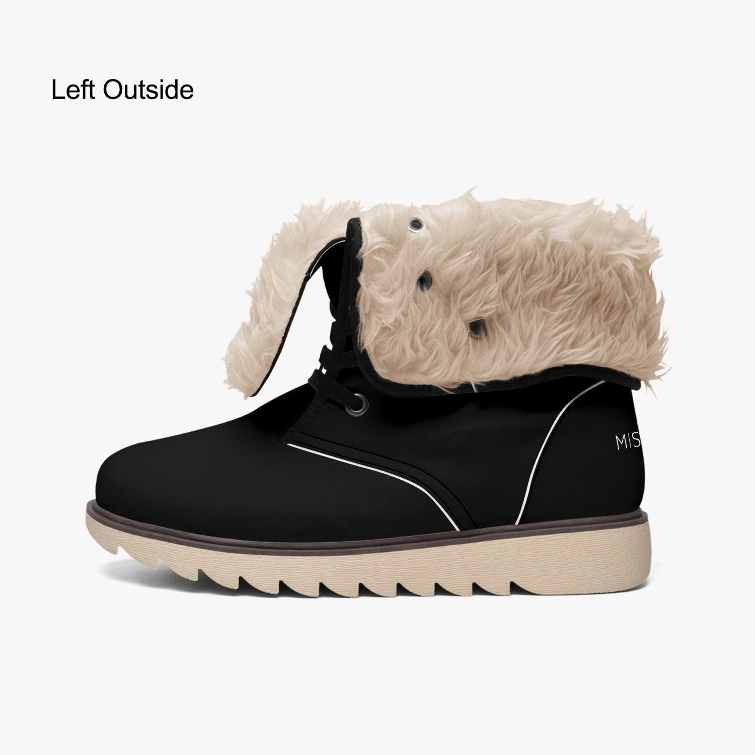 MISHA Cotton-pad Fur Lining Boots - Mishastyle