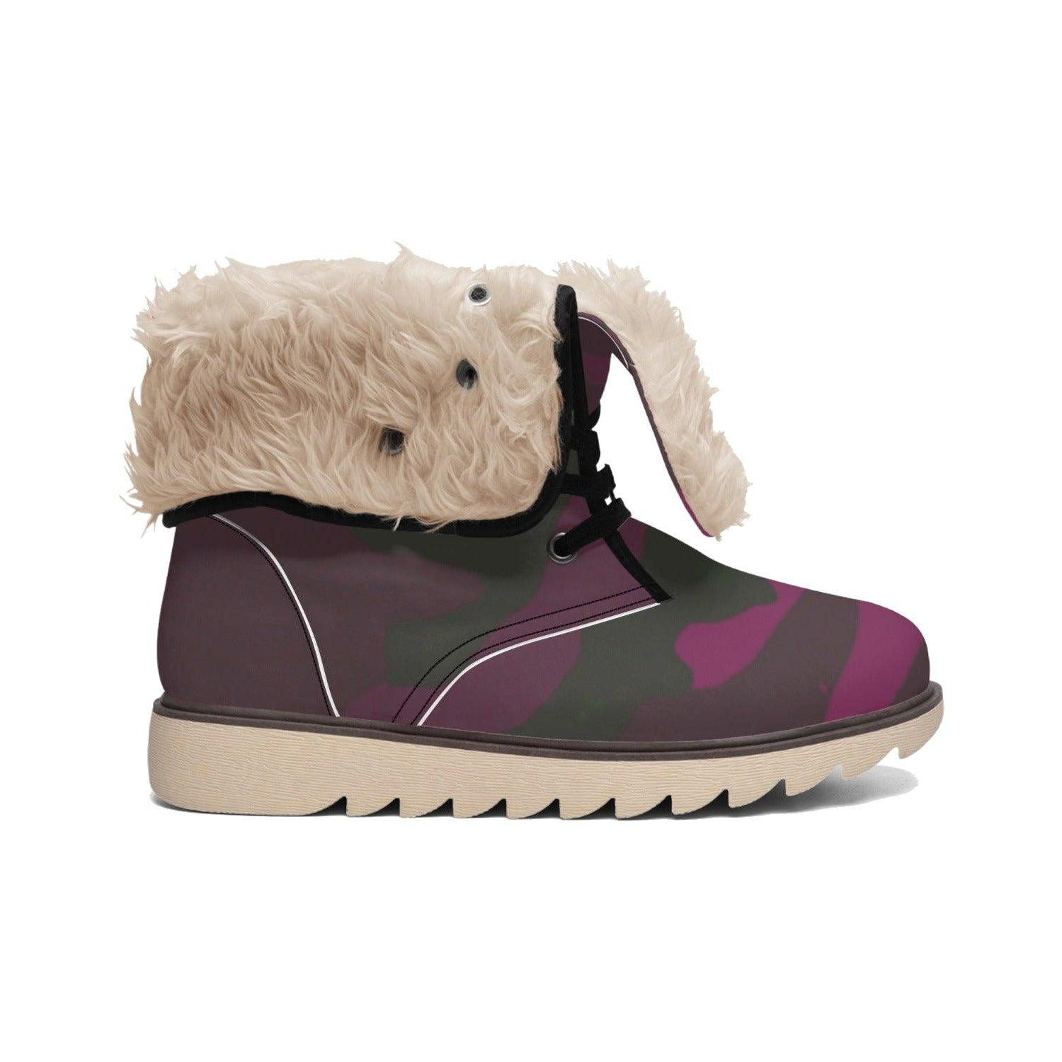 MISHA Cotton-pad Fur Lining Boots - Red Army - Mishastyle