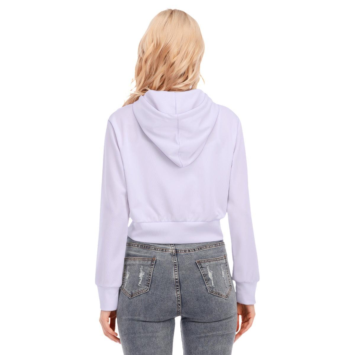 Misha Crop Top Hoodie Jacket - baby Purple - Mishastyle