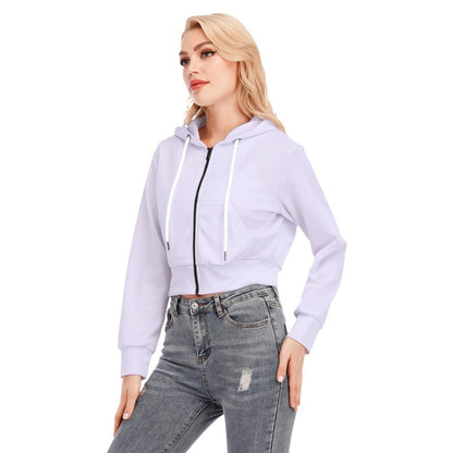 Misha Crop Top Hoodie Jacket - baby Purple - Mishastyle