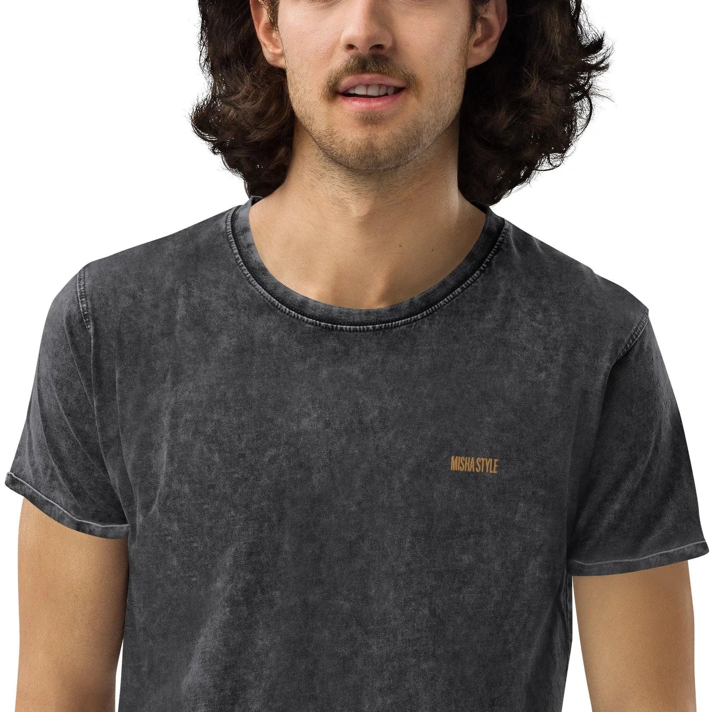 Misha Men Denim T-Shirt - Mishastyle