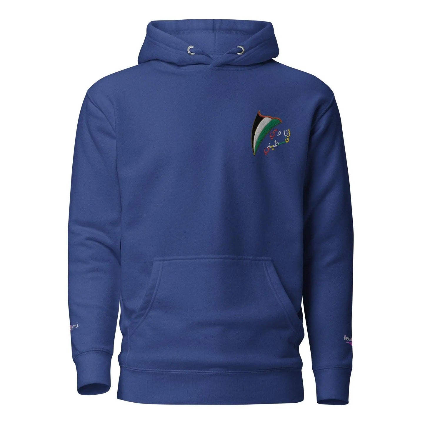 MISHA Men Hoodie - Metallic Blue - Mishastyle