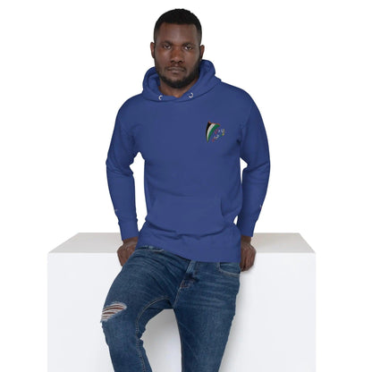 MISHA Men Hoodie - Metallic Blue - Mishastyle