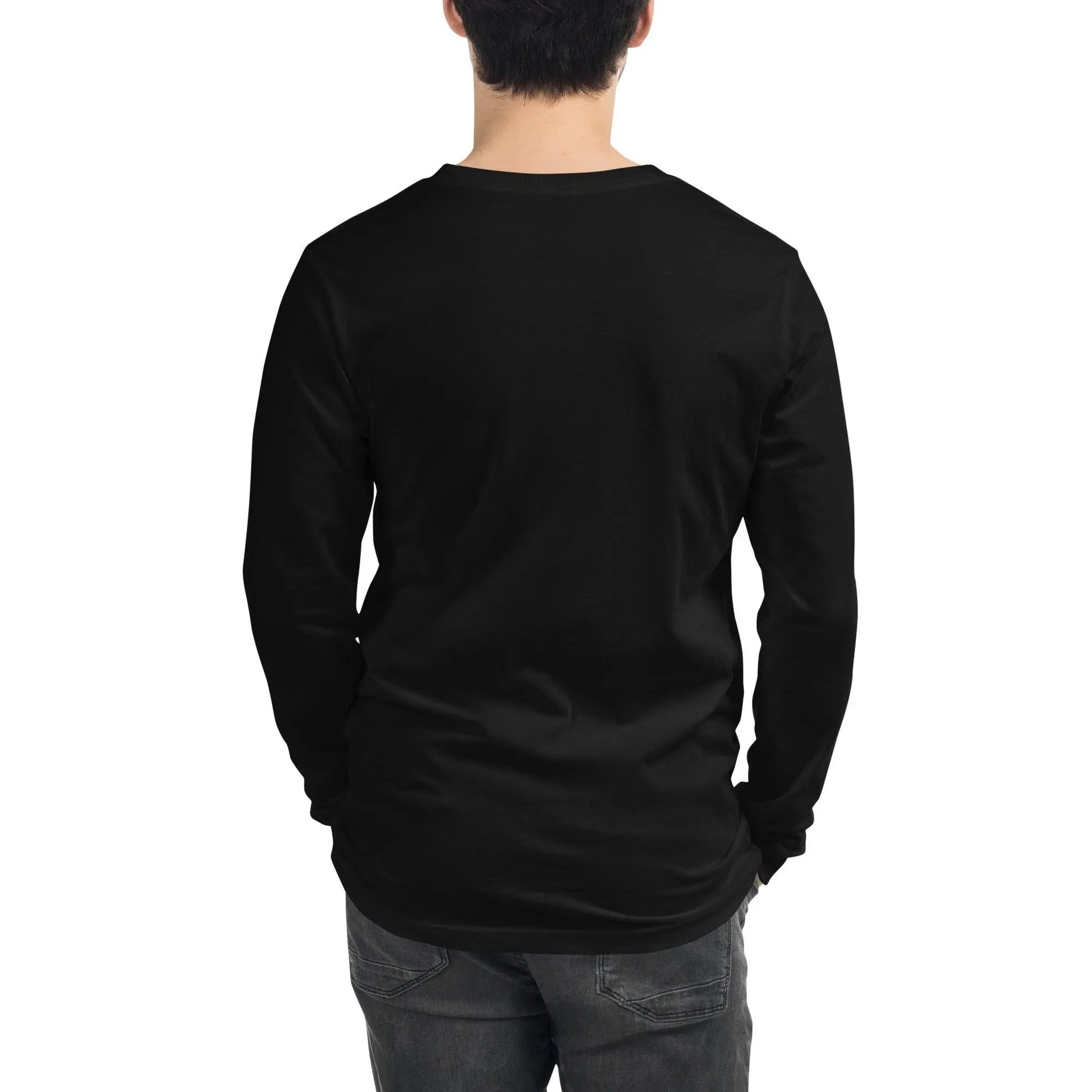 MISHA Men Long Sleeve Sweater - Royal Black - Mishastyle