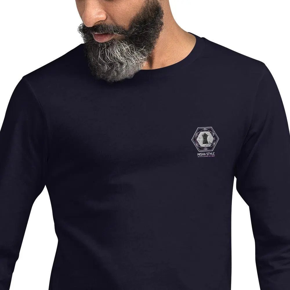 MISHA Men Long Sweaters - Navy - Mishastyle