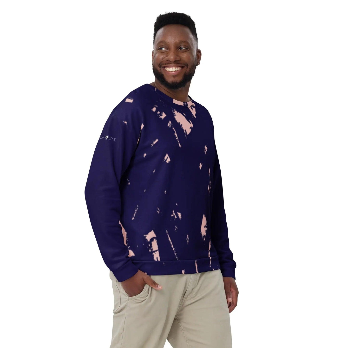 MISHA Men Stylish Sweatshirt - Royal Purple - Mishastyle