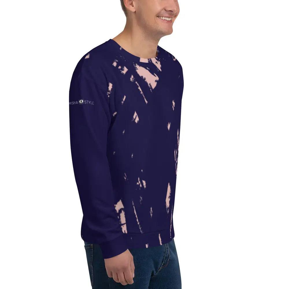 MISHA Men Stylish Sweatshirt - Royal Purple - Mishastyle