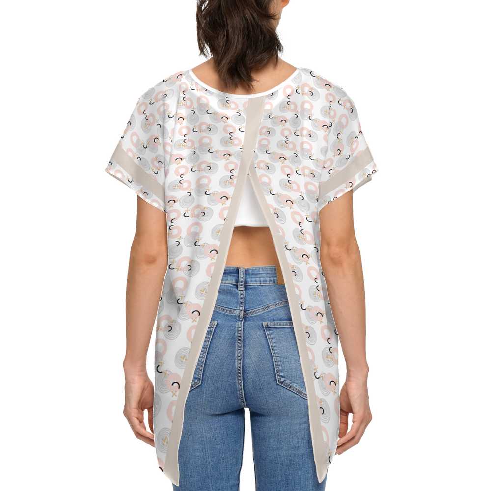 Misha Open Back Short-Sleeve T-shirt - Mishastyle