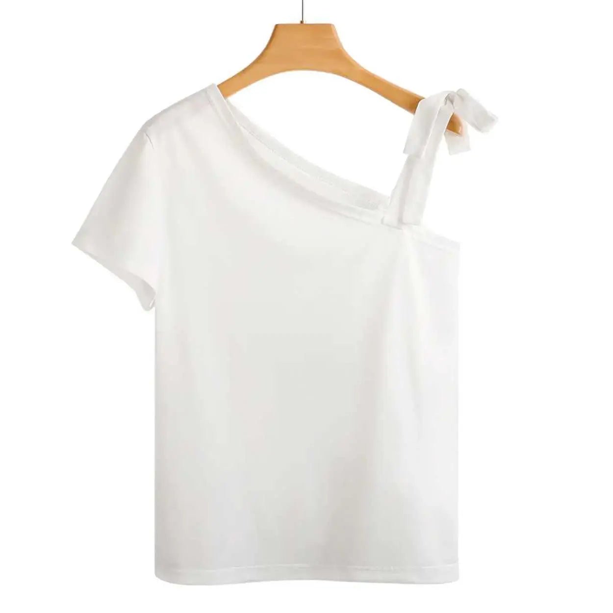 Misha Shoulder Strap Bow Short Sleeve - Mishastyle