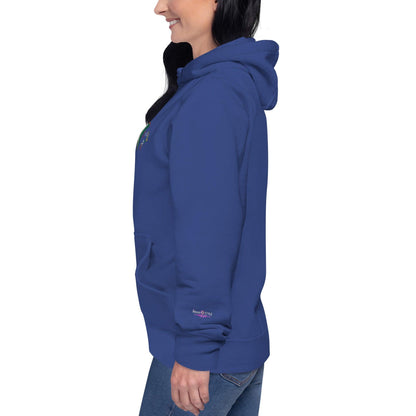 MISHA Women Hoodie - Metallic Blue - Mishastyle