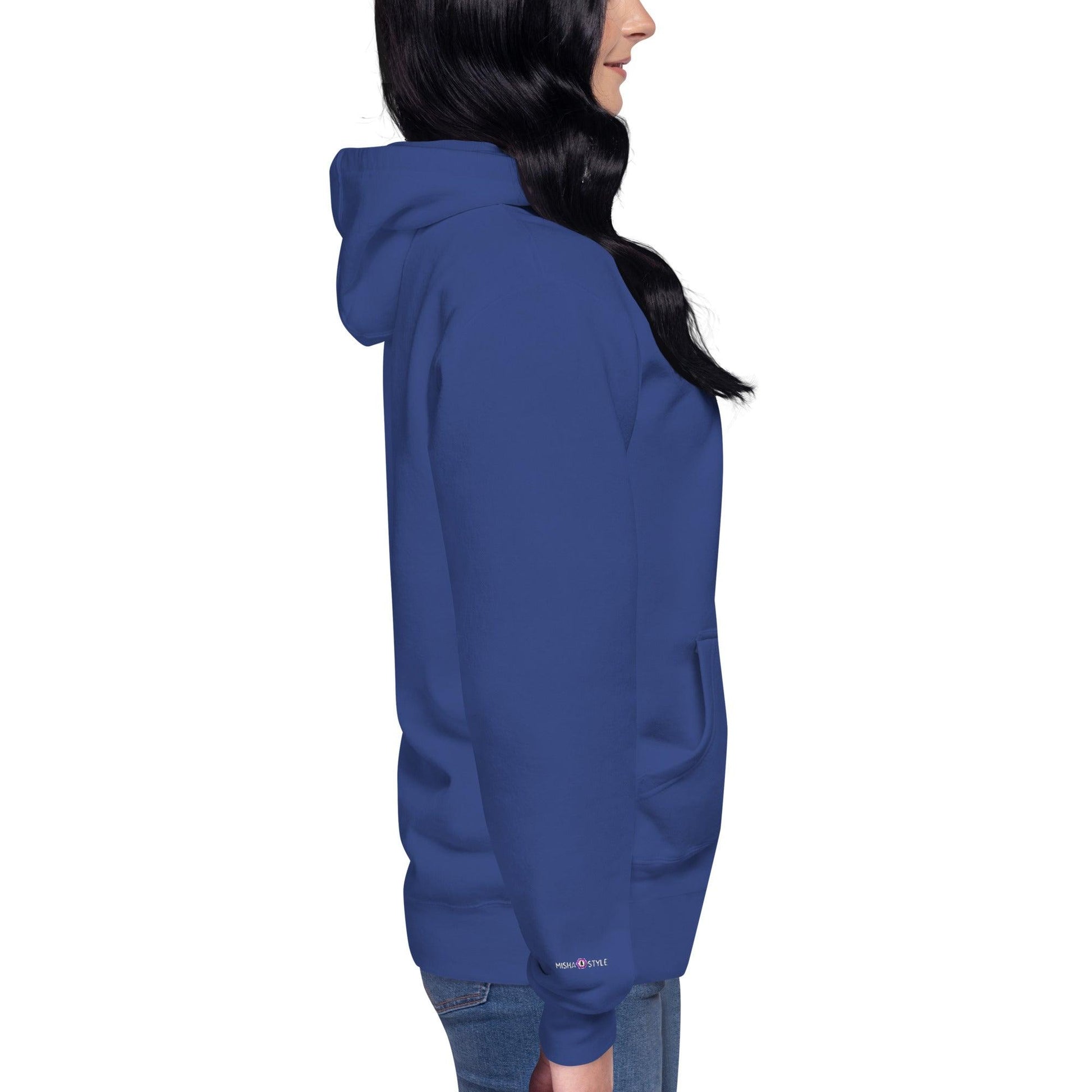 MISHA Women Hoodie - Metallic Blue - Mishastyle