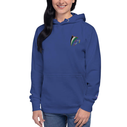 MISHA Women Hoodie - Metallic Blue - Mishastyle