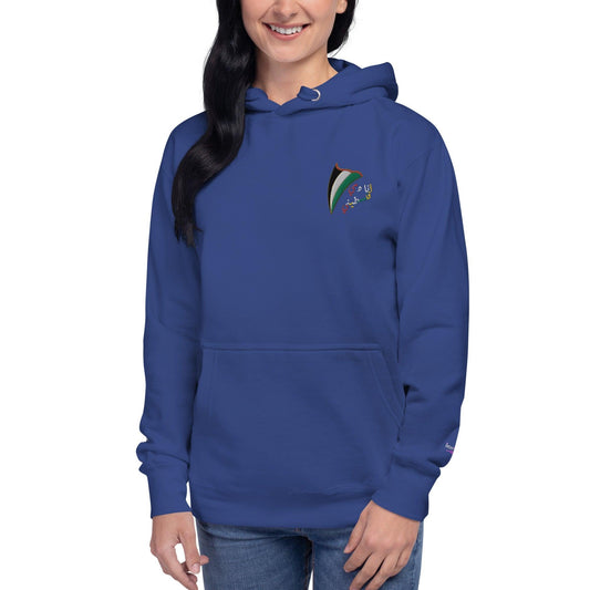 MISHA Women Hoodie - Metallic Blue - Mishastyle