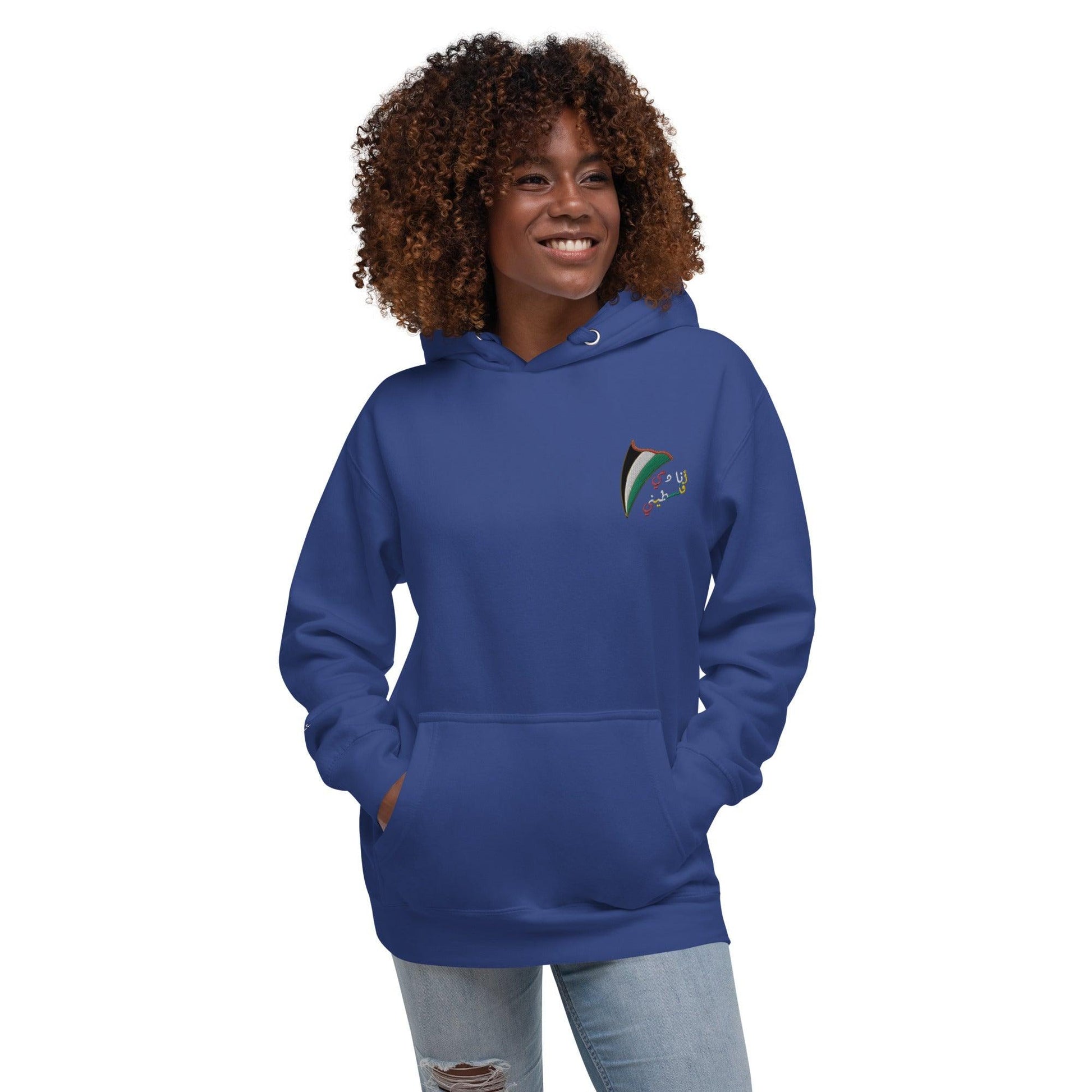 MISHA Women Hoodie - Metallic Blue - Mishastyle