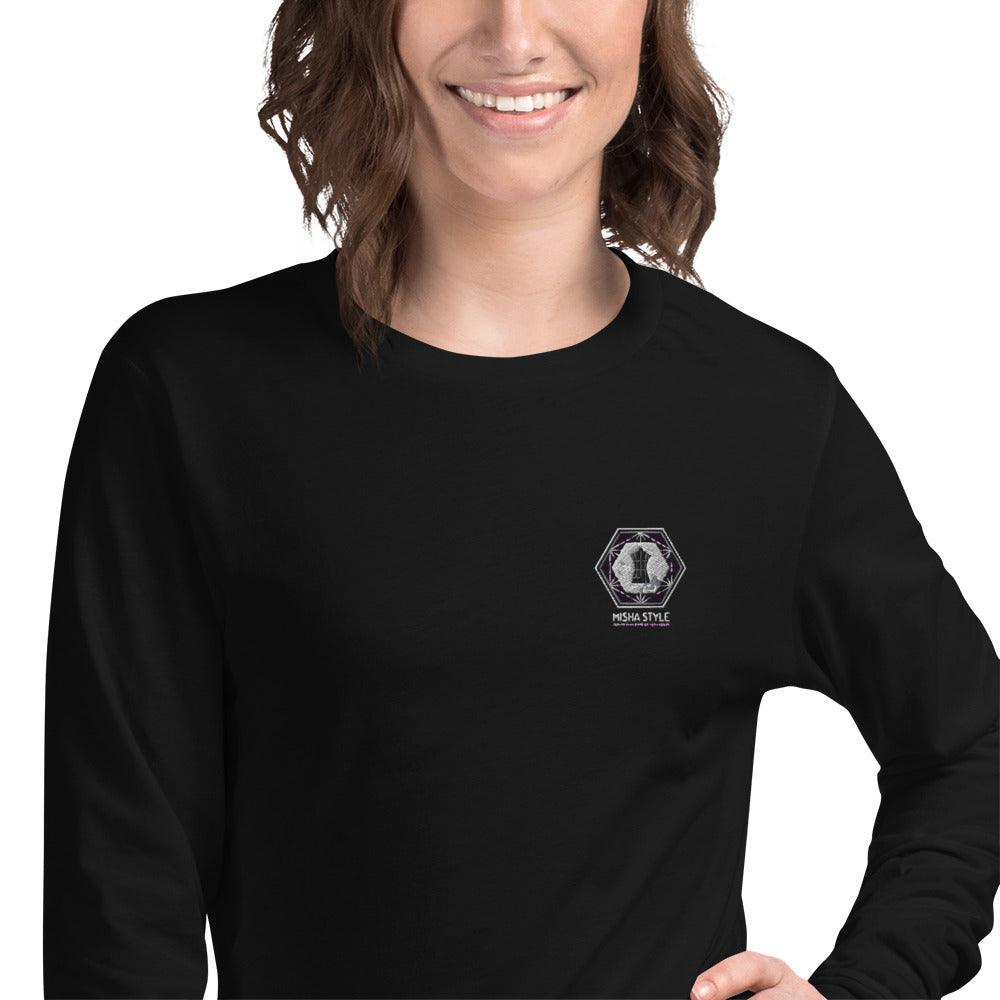 MISHA Women Long Sleeve Sweater - Royal Black - Mishastyle