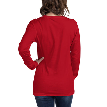 MISHA Women Long Sleeve Sweaters - Red - Mishastyle